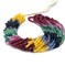 Natural Multi Precious Faceted Gemstone, Ruby- Emerald and Sapphire Beads, Multi Color - 16.5", 3mm -4mm